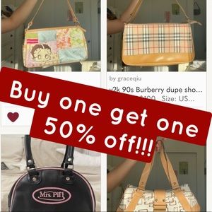 BUY 1 get one 50%OFF SALE!! Y2k 90s shoulder bags halter tops wide leg parachute